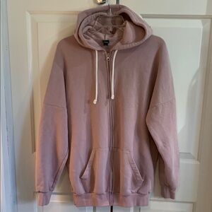 Wild Fable Pink Zip Up Sweater